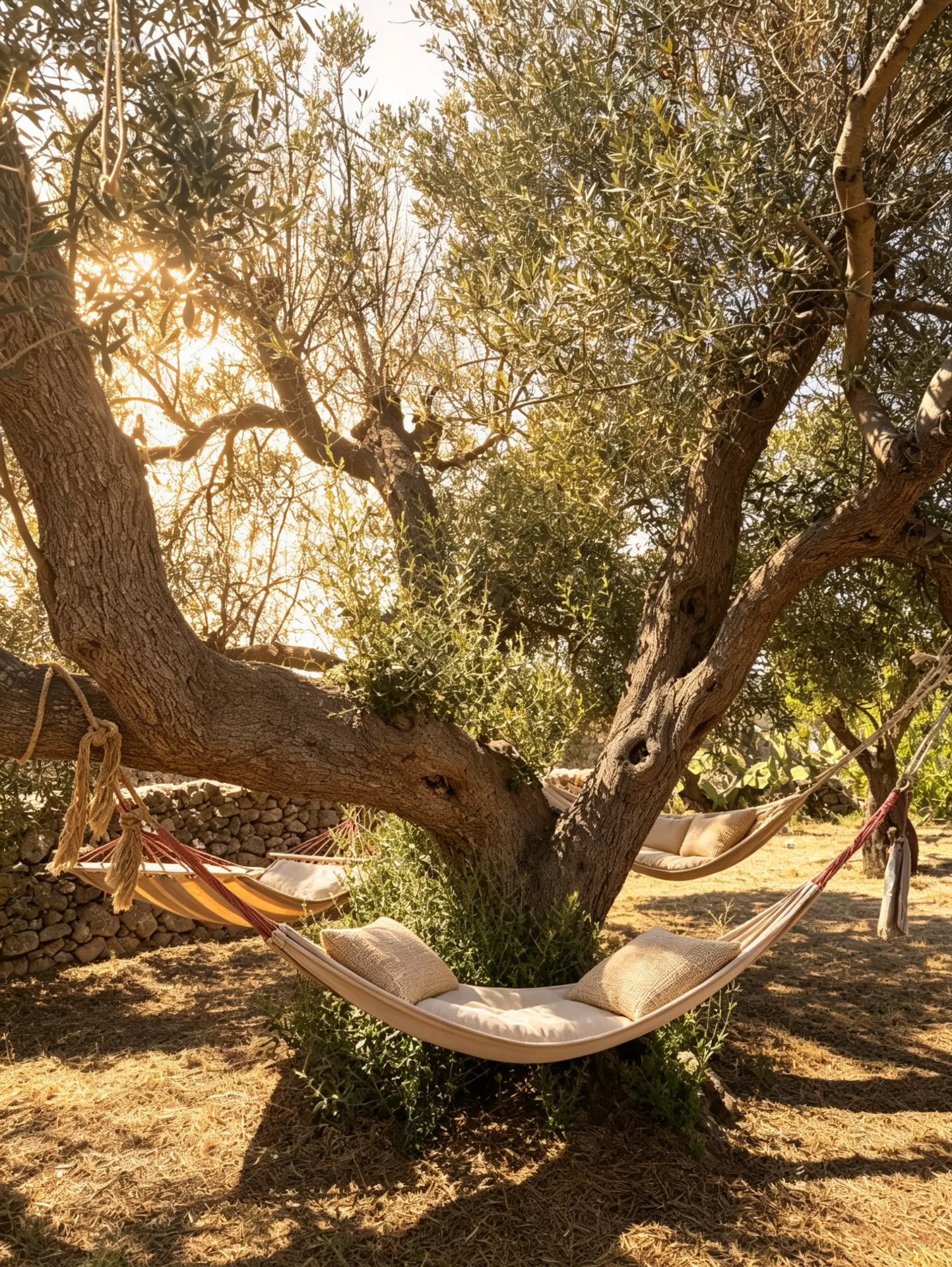 Ancient olive grove in the Valle d'Itria